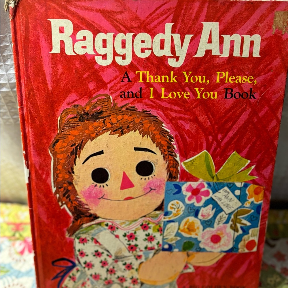 1969 Golden Press Raggedy Ann book